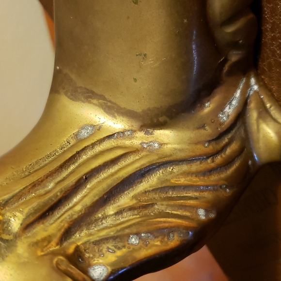 ❤ VINTAGE | Mid-century Brass Majestic Bearded Ibex Goat Ram - Picture 14 of 16